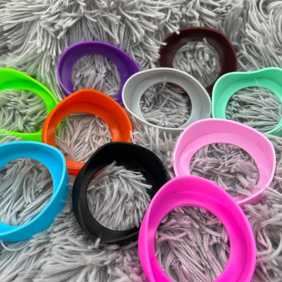 NEW 20PK Silicone Cup bumpers-Use On Starbucks/Stanley/Others-Avoid Cup Damage - Picture 2 of 2